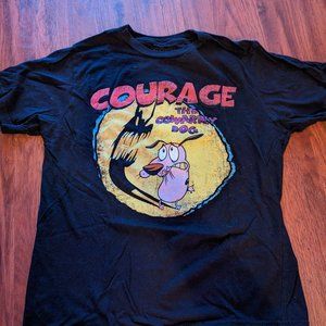 Courage the Cowardly dog graphic tee